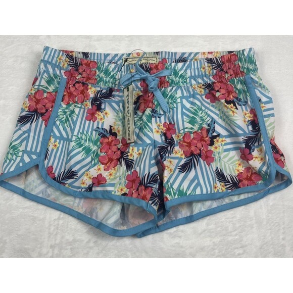 Tipsy Elves Women's Flower Shorts Island Floral Multicolor Size XS NEW - Picture 1 of 8